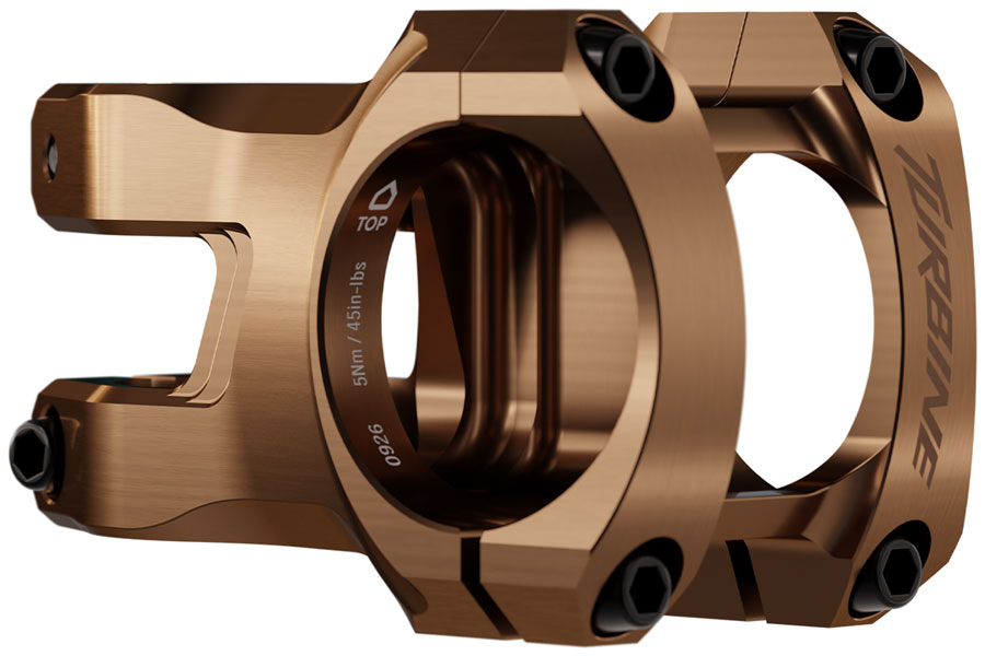 RaceFace Turbine Stem - 50mm 35mm Clamp +/-0 1 1/8" Kashmoney Gold