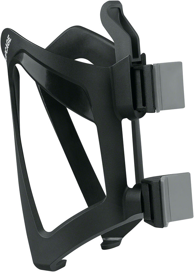 SKS Anywhere Mount Water Bottle Cage - Strap-On Black variant 2