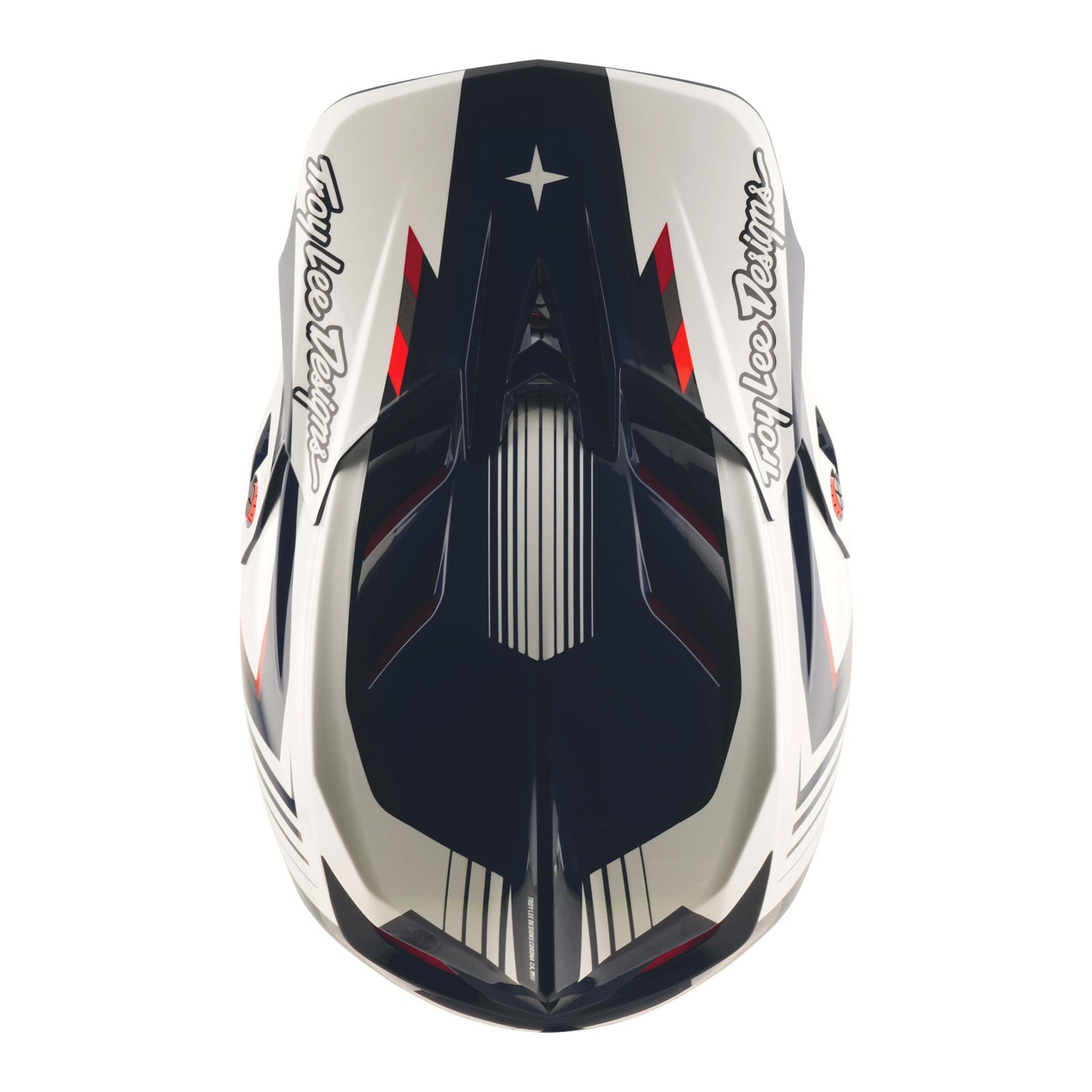D4 Polyacrylite Helmet Qualifer Blue / White - Image 8