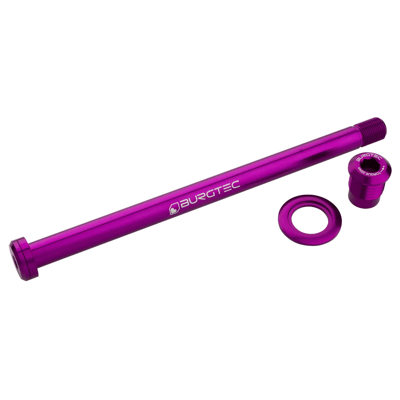 Burgtec Trek 194mm Rear Axle Purple Rain