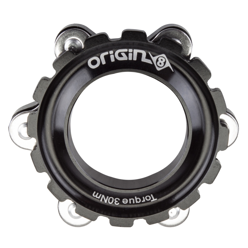 Origin8 Thru-Axle CenterLock Disc Adapter Black Origin8 Thru-Axle CenterLock Disc Adapter Black