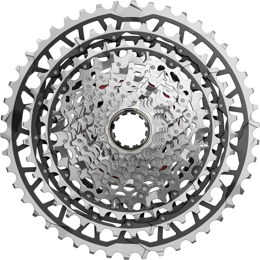 SRAM Force XPLR XG-1371 Cassette - 13-Speed 10-46t For XDR Driver Silver E1