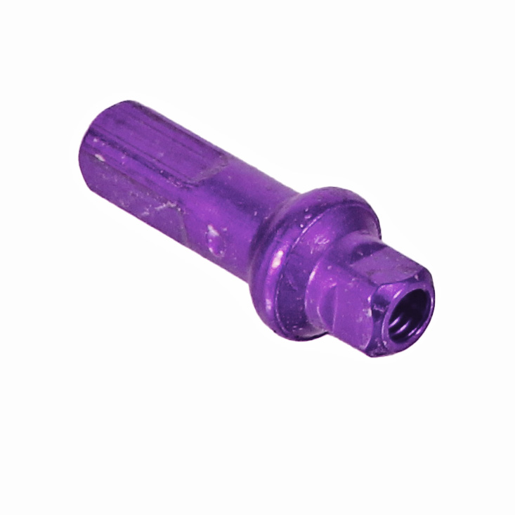 Sapim Double Square SL Alloy Nipple 14g/16mm Purple 100/C Sapim Double Square SL Alloy Nipple 14g/16mm Purple 100/C