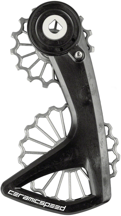 CeramicSpeed OSPW RS Pulley Wheel System SRAM Red/Force AXS - Coated Races 3D Printed Titanium Pulley Carbon Cage Ti CeramicSpeed OSPW RS Pulley Wheel System SRAM Red/Force AXS - Coated Races 3D Printed Titanium Pulley Carbon Cage Ti