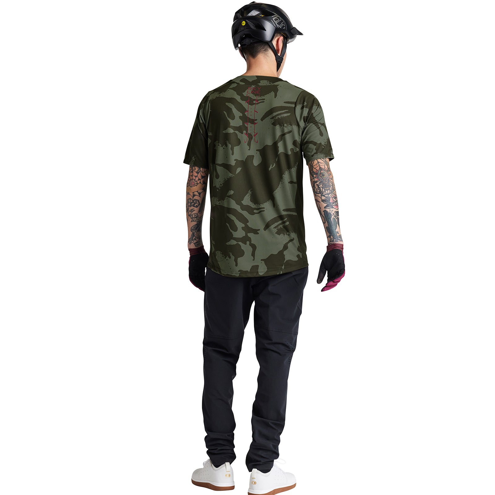 Skyline SS Jersey Shadow Camo Olive - Image 10