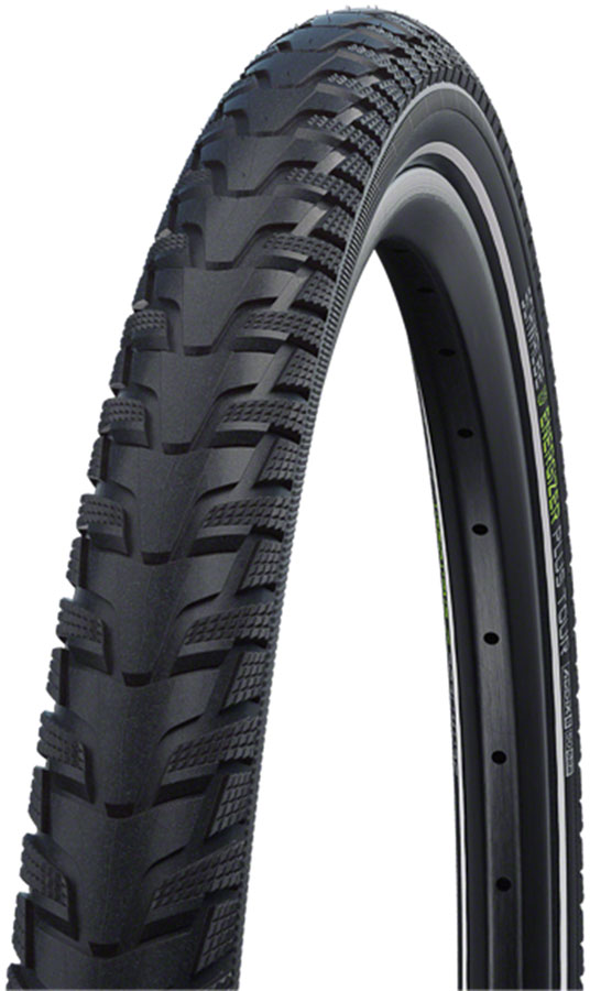 Schwalbe Energizer Plus Tour Tire - 700c, Clincher, Wire, Black/Reflective, Performance, Addix E, GreenGuard