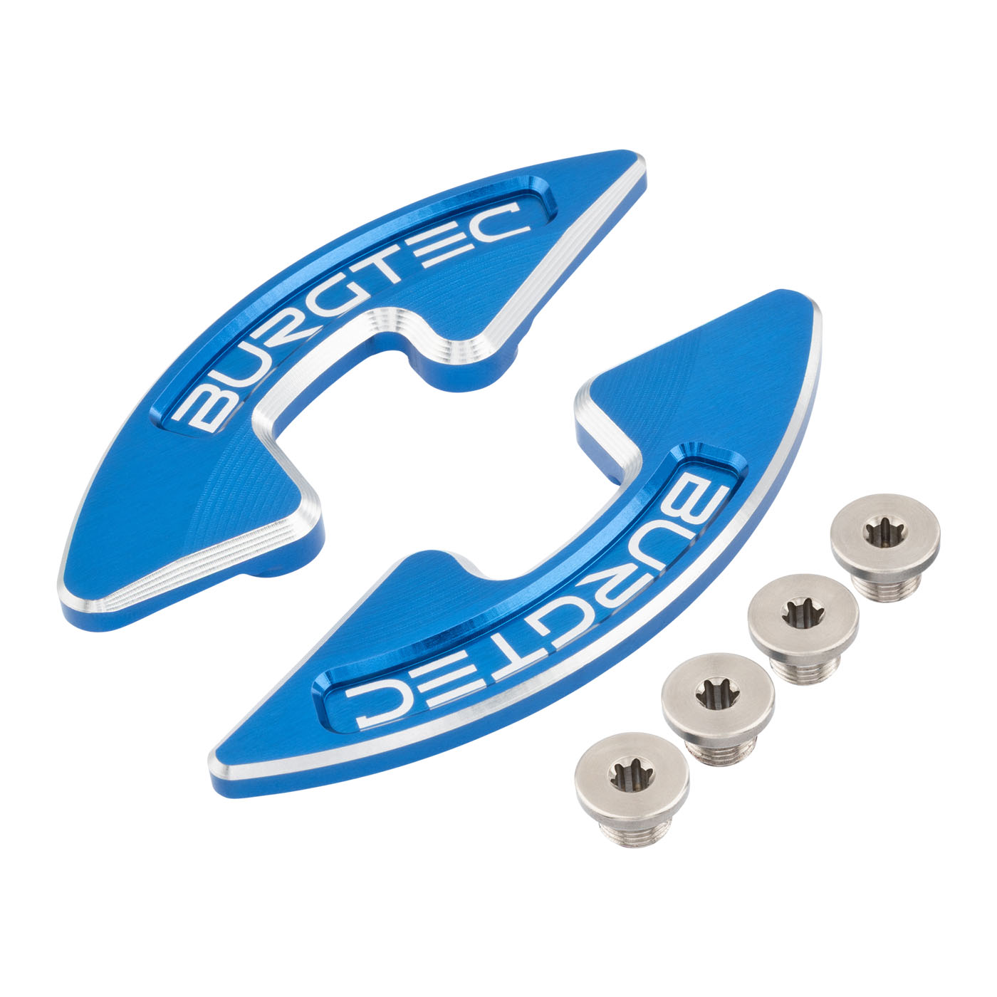 Burgtec Chainring Bash Guard - Double - Deep Blue