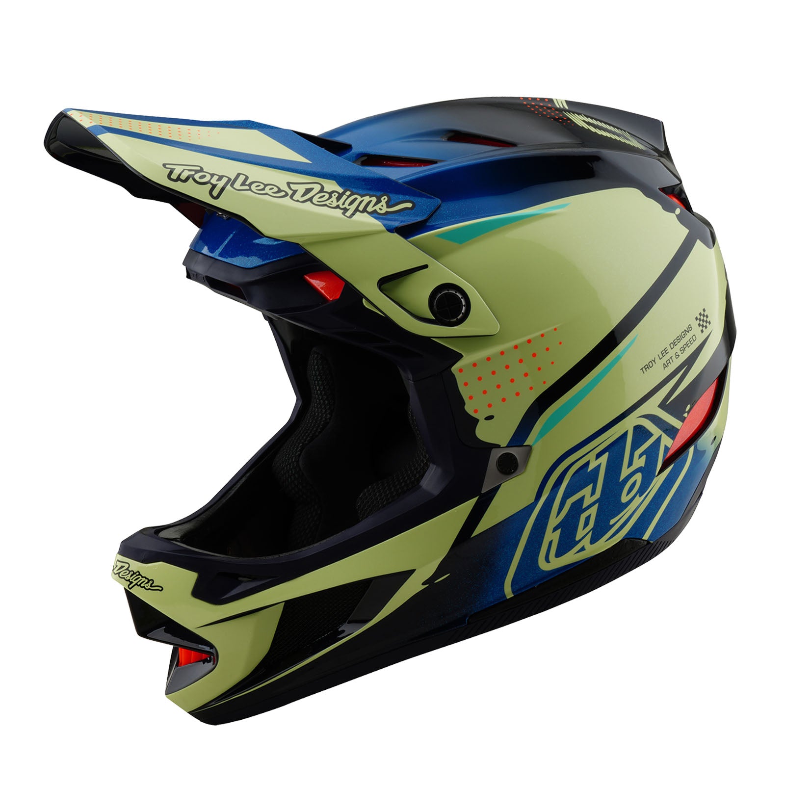 D4 Composite Helmet Drip Glo Yellow - Image 7