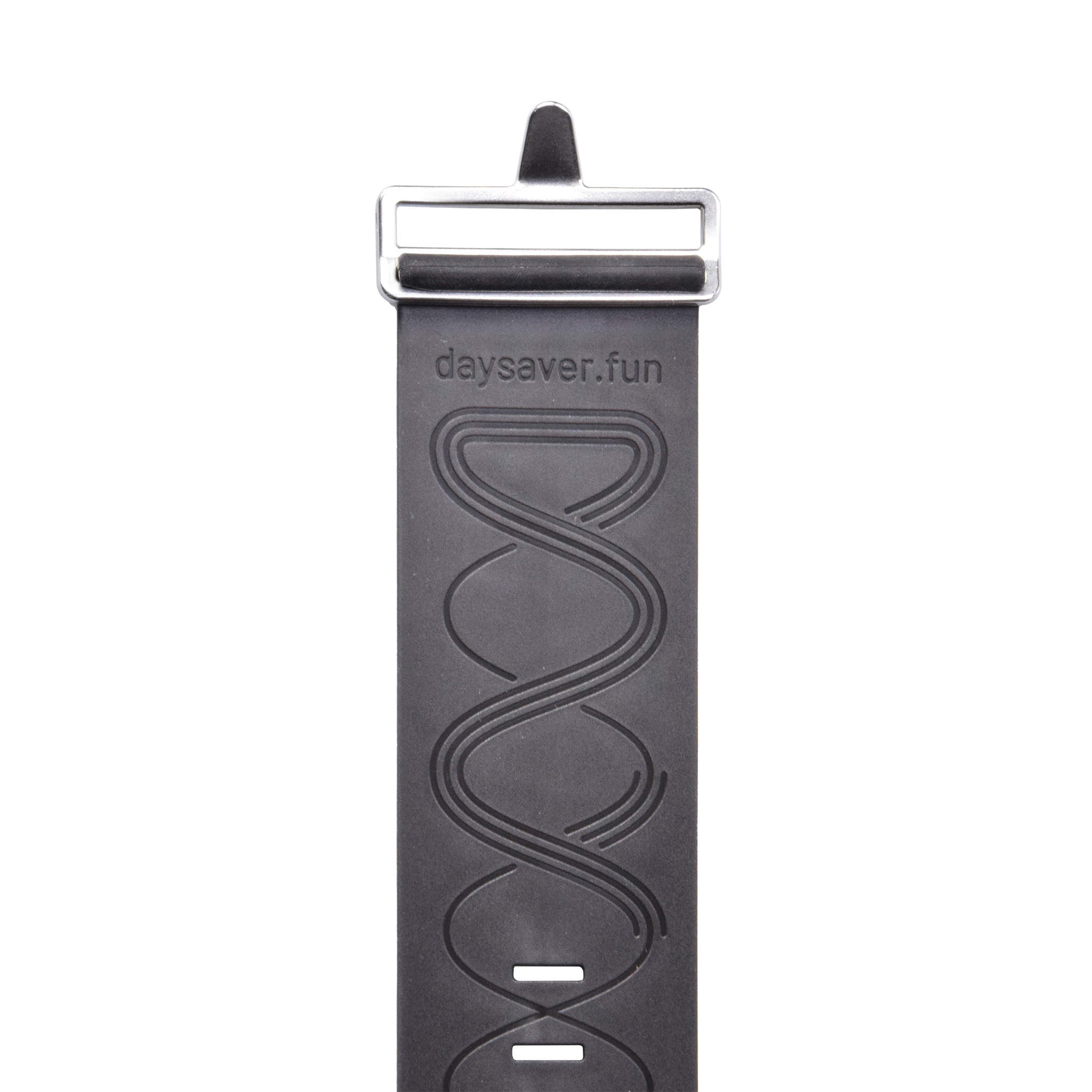 Daysaver Whip Gear Strap Silicone Coated Elastic Rubber Black Daysaver Whip Gear Strap Silicone Coated Elastic Rubber Black