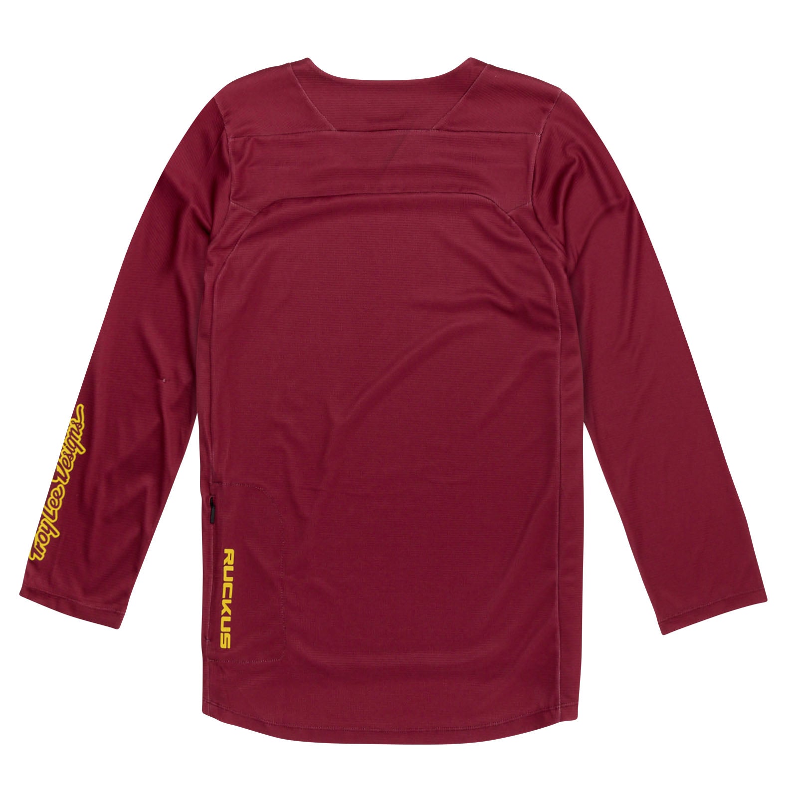 Ruckus 3/4 Jersey Spun Oxblood - Image 2