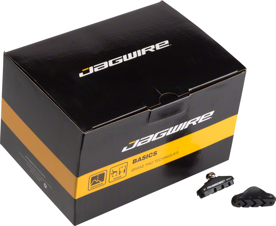 Jagwire Basics Road Molded Brake Pads Threaded Box of 50 Pairs Jagwire Basics Road Molded Brake Pads Threaded Box of 50 Pairs