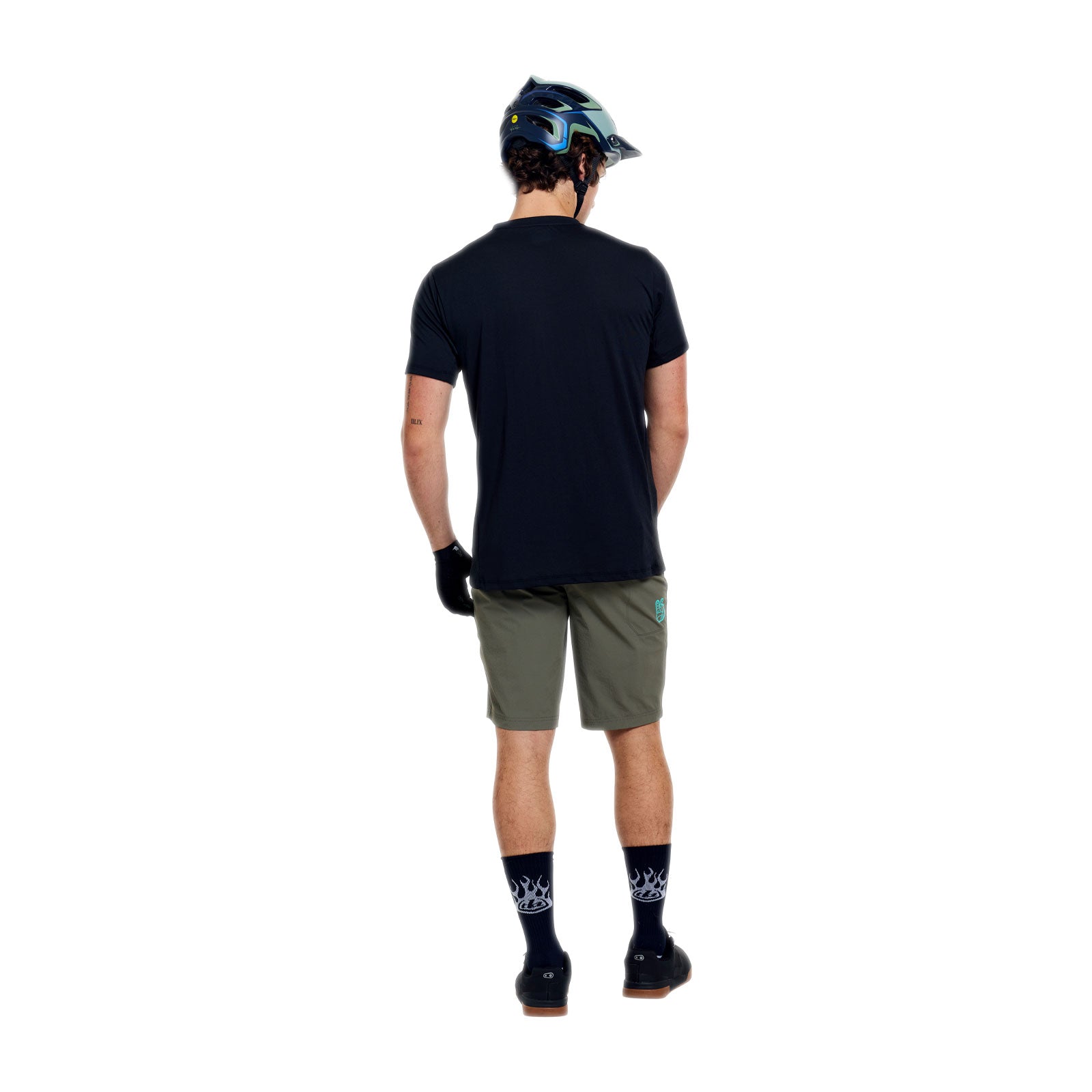 Skyline Ride SS Tee Signature Black / Real Teal - Image 9