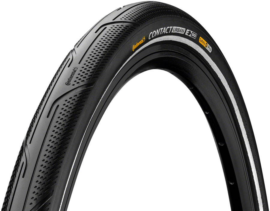 Continental Contact Urban Tire - 26 x 1.75 Clincher Wire BLK/Reflex PureGrip SafetyPro E50