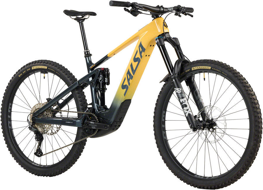 Salsa Notch C Deore 12 Ebike - 29", Carbon, Slate / Apricot - Image 2
