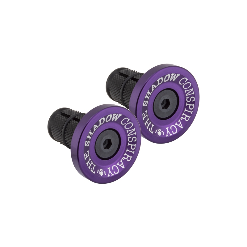 The shadow conspiracy Deadbolt End Plugs Skeletor Purple Expander Plug