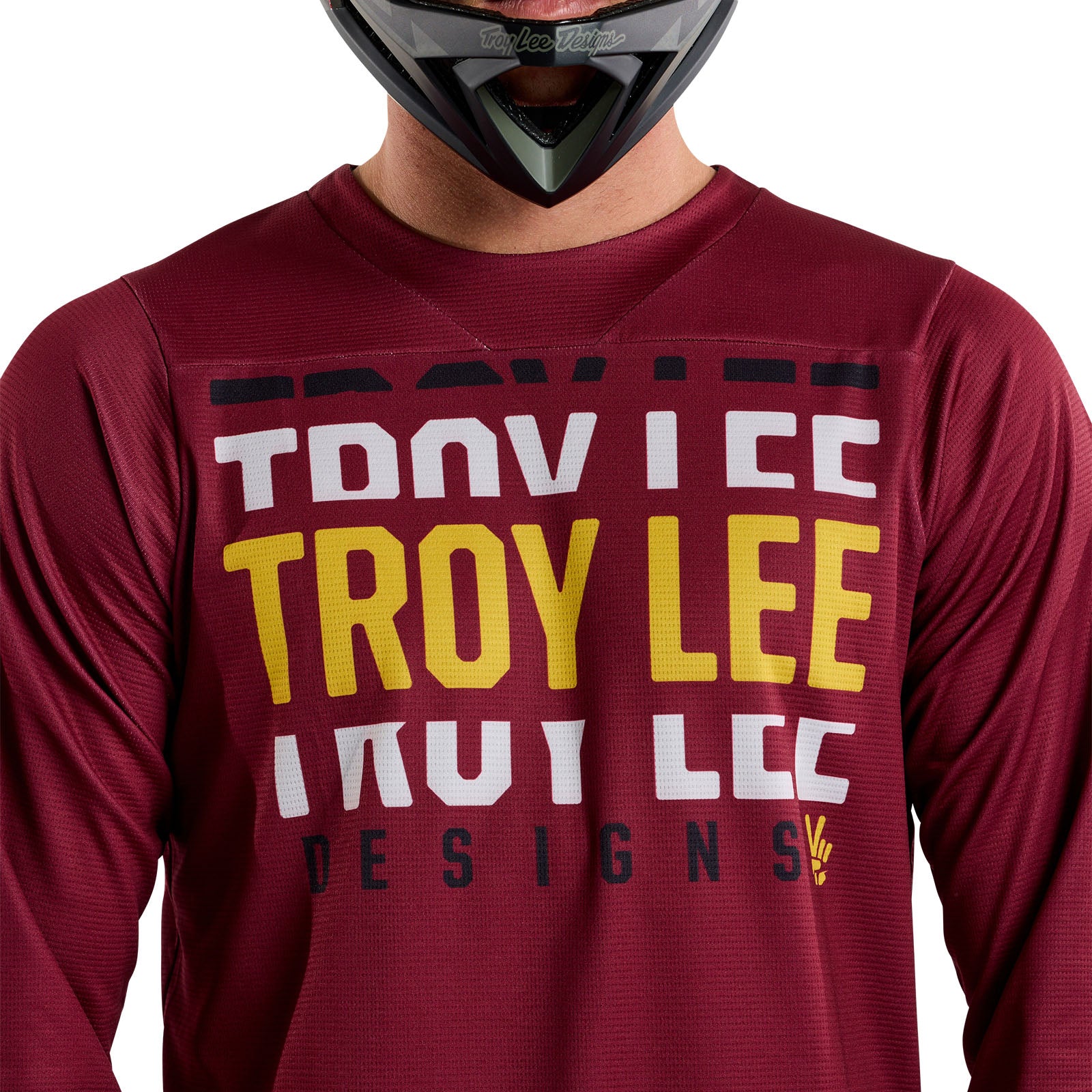 Ruckus 3/4 Jersey Spun Oxblood - Image 13