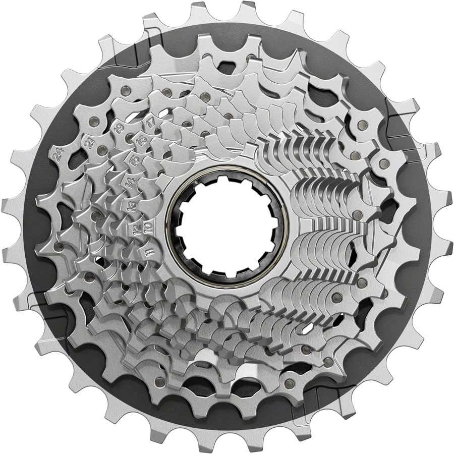 SRAM Force XG-1270 Cassette - 12-Speed 10-28t Silver For XDR Driver Body E1