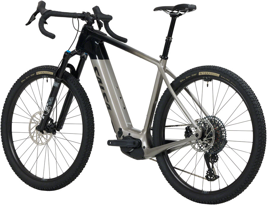 Salsa Tributary C Rival GX AXS Transmission SUS Ebike - 29", Carbon, Charcoal/Black - Image 3