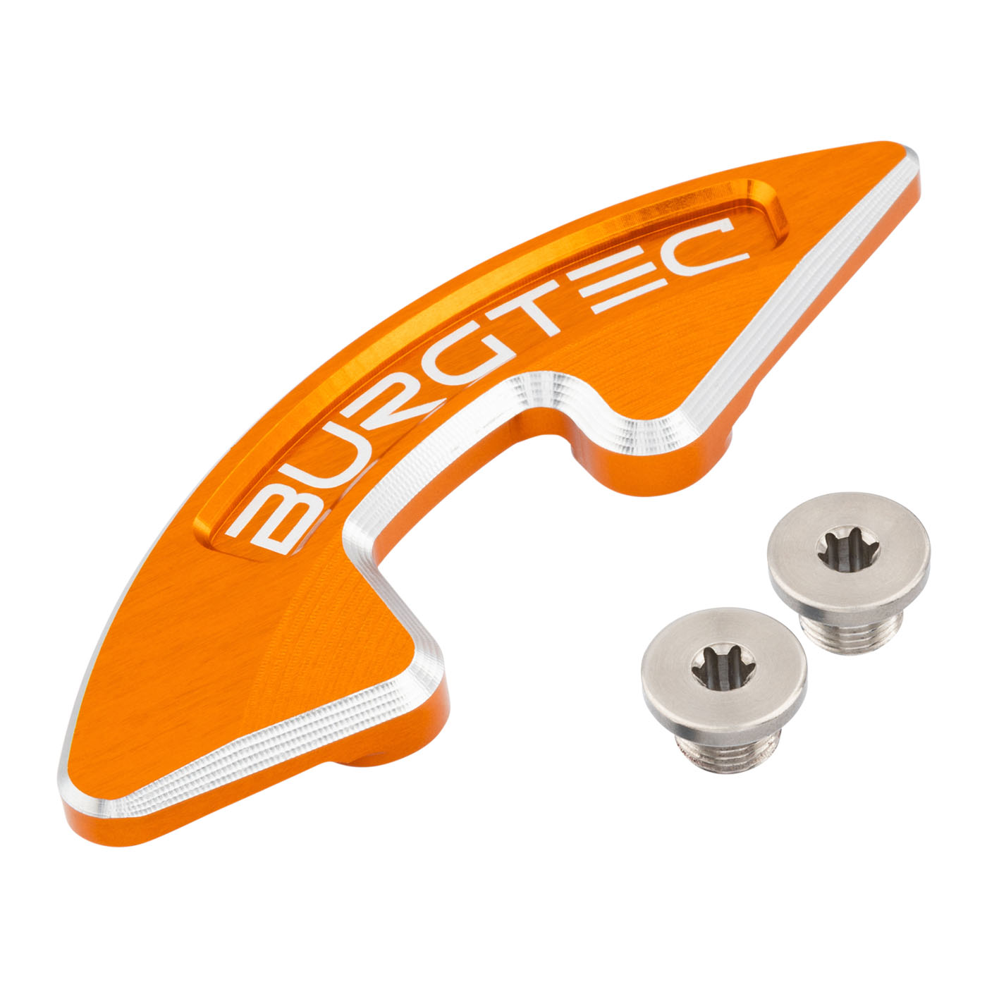 Burgtec Chainring Bash Guard - Single - Iron Bro Orange