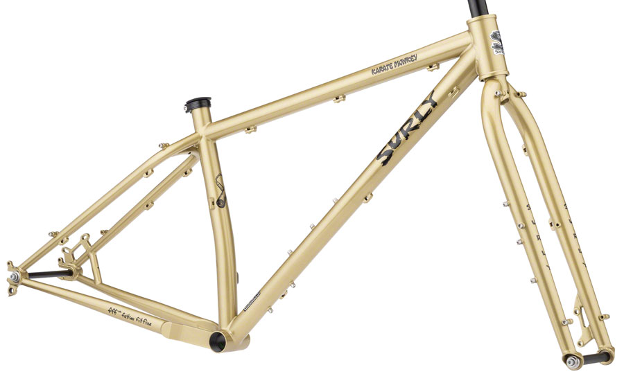 Surly Karate Monkey Frameset - 27.5", Steel, Fool's Gold Surly Karate Monkey Frameset - 27.5", Steel, Fool's Gold