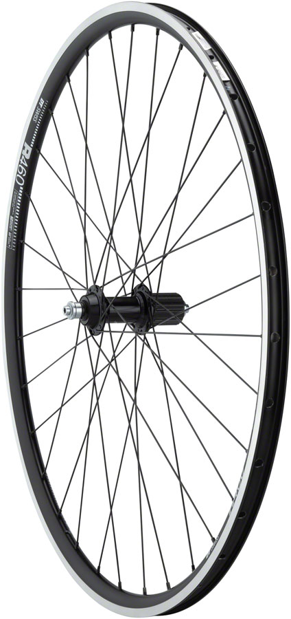 Quality Wheels 105/R460 Rear Wheel - 700 QR x 130mm Rim Brake HG 11 Road BLK Clincher 32H