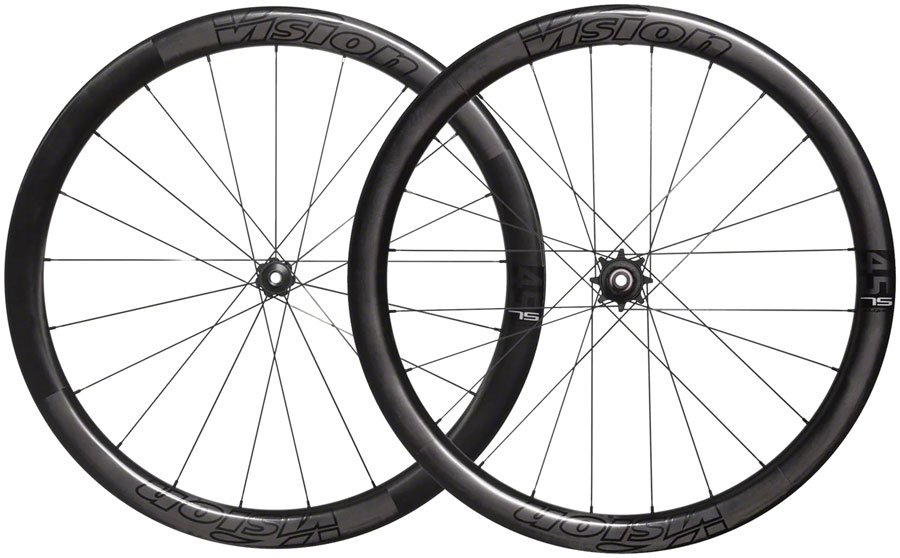 Vision Metron 45 SL TL Disc Wheelset - 700, 12x100mm/12x142mm, Center-Lock, Black Vision Metron 45 SL TL Disc Wheelset - 700, 12x100mm/12x142mm, Center-Lock, Black