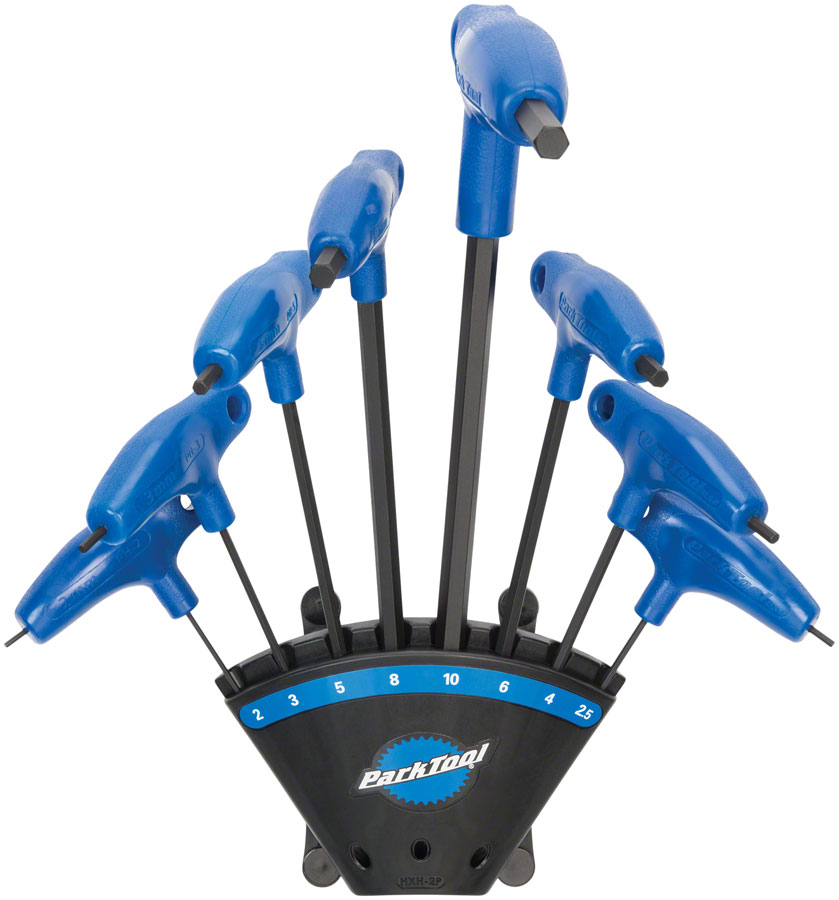 Park Tool PH-1.2 P-Handle Hex Set with Holder Park Tool PH-1.2 P-Handle Hex Set with Holder