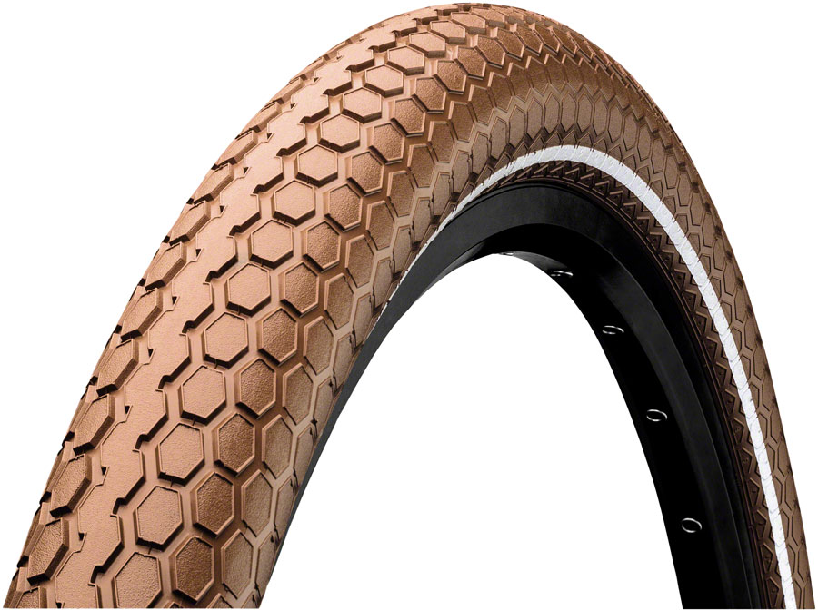 Continental Retro Ride Cruiser Tire - 700 x 50 Clincher Wire Brown/Reflex ProTection Continental Retro Ride Cruiser Tire - 700 x 50 Clincher Wire Brown/Reflex ProTection