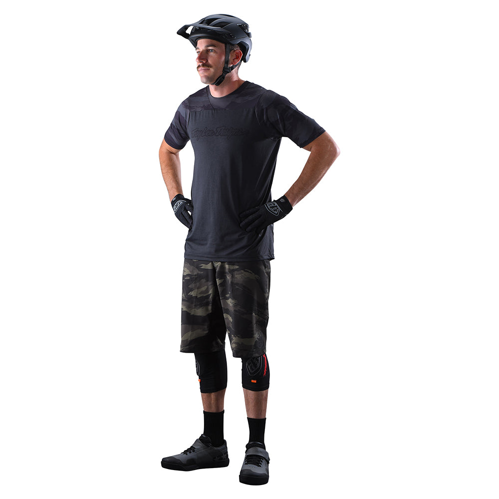 Skyline SS Jersey Signature Camo Heather Black / Black - Image 5