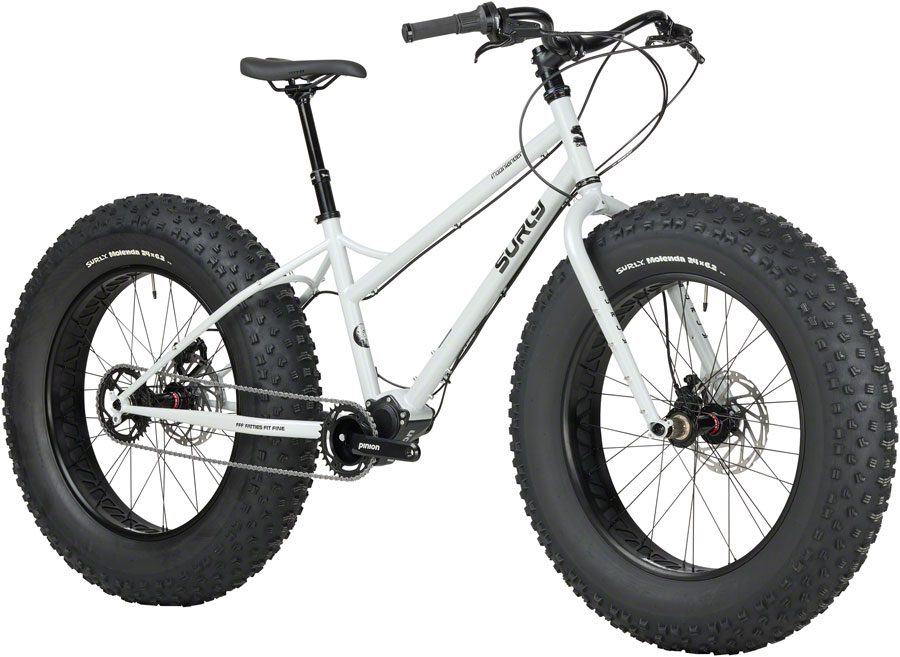 Surly Moonlander Fat Tire Bike - 24", Steel, Lunar Dust Gray - Image 2