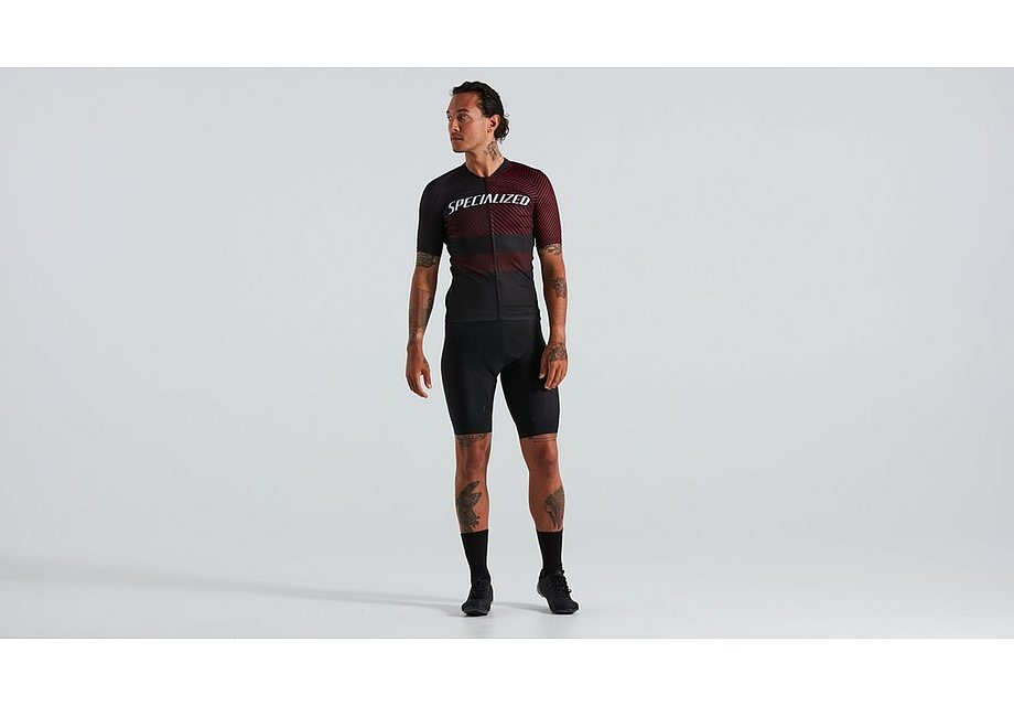 Specialized Sl+ Logo Stripe Jersey Ss Men Black Xl