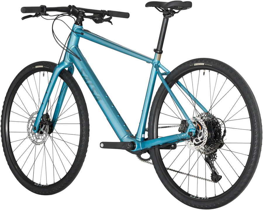 Salsa Confluence Flat Bar Cues 11 Ebike - 700c, Aluminum, Dark Cyan - Image 3