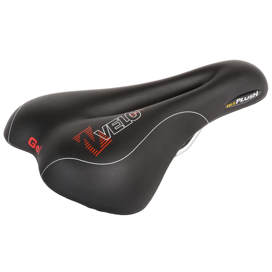 Velo Plush Gel D2 Saddle 267 x 168mm 494g Black