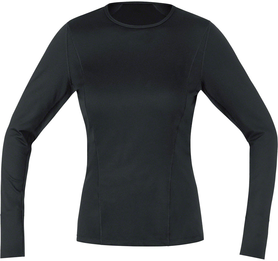 Gorewear M Base Layer Long Sleeve Shirt - Black Women's Large