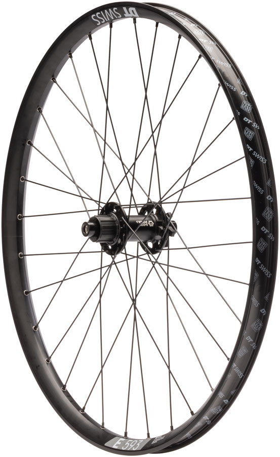 Quality Wheels Bear Pawls / DT Swiss E593 Rear Wheel - 26" 10 x 135mm Bolt-On 6-Bolt 13T Single-Speed BLK 32H