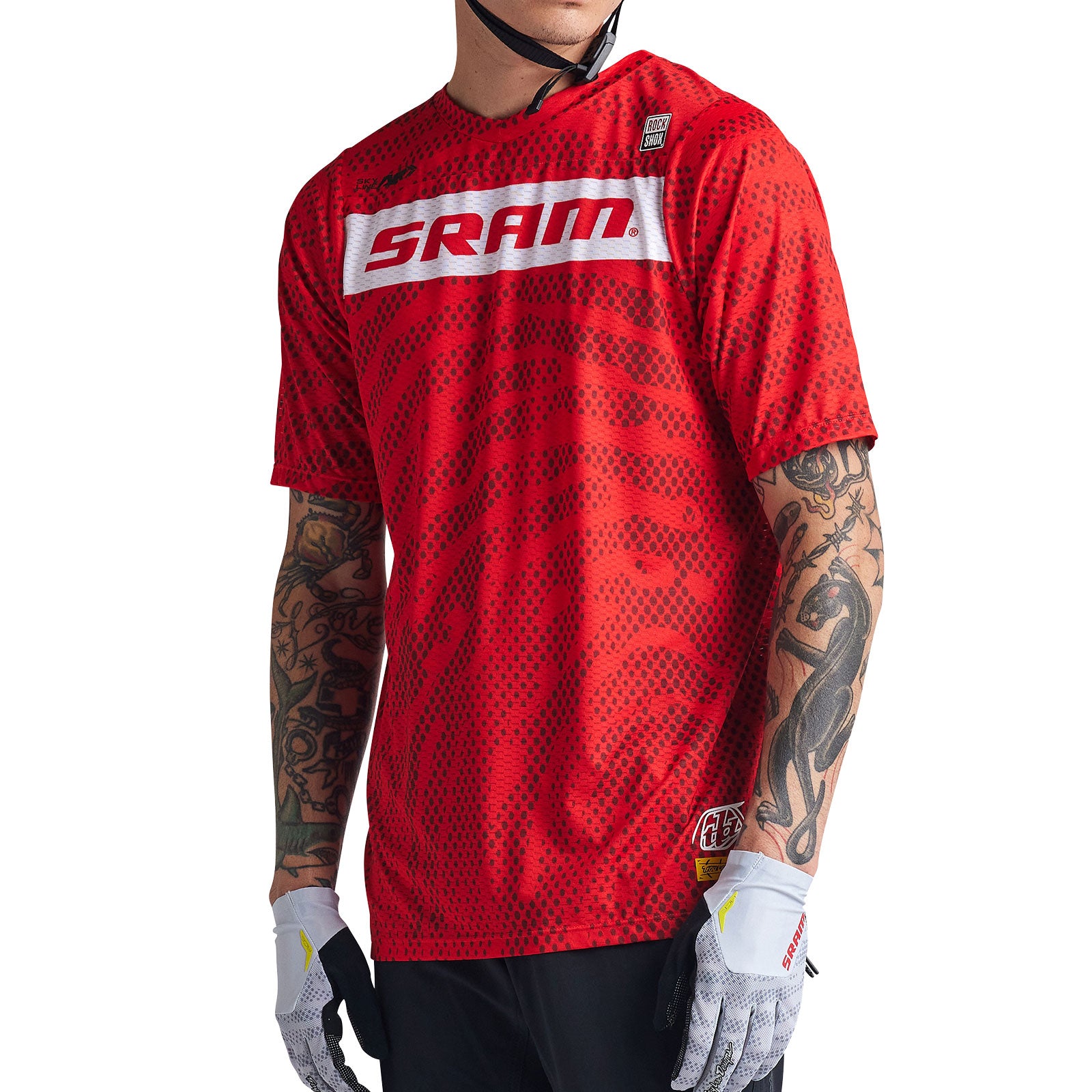 Skyline Air SS Jersey SRAM Roots Fiery Red - Image 7