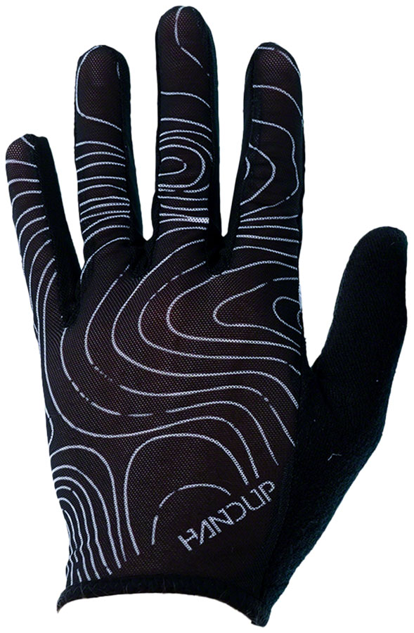 Handup Vented Gloves - Topo Map Black - Image 2