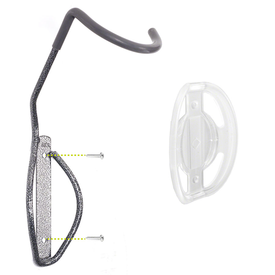 Delta Fat Tire Wall Mount Bike Storage Hook Rear Wheel Tray - Image 2