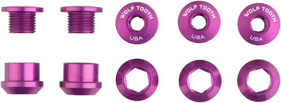 Wolf Tooth 1x Chainring Bolt Set - 6mm Dual Hex Fittings - Image 13