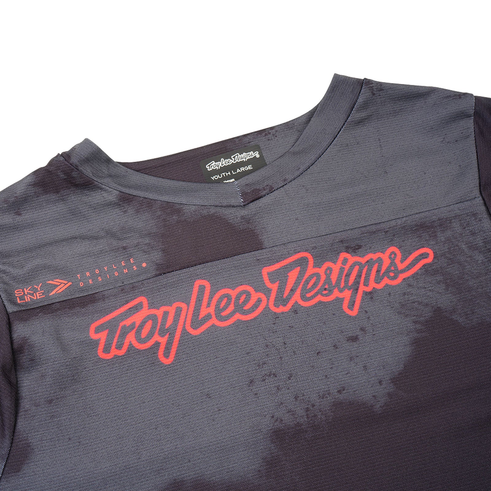 Youth Skyline Short Sleeve Jersey Flared Carbon - Image 4