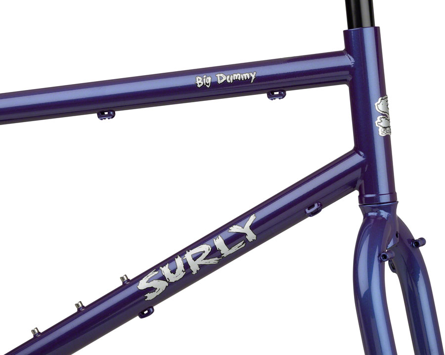 Surly Big Dummy Cargo Framekit - 26", Steel, Bruised Ego Purple - Image 3