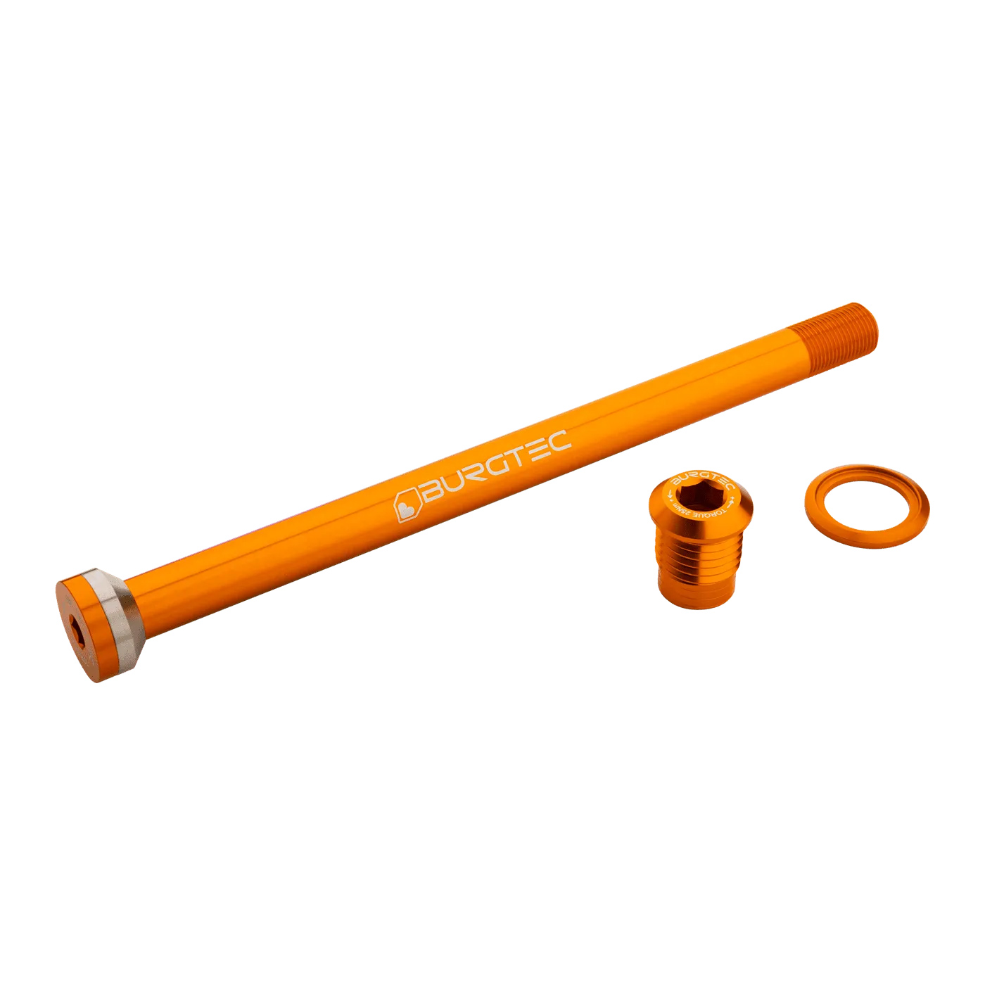 Burgtec Propain 175mm Rear Axle - Iron Bro Orange