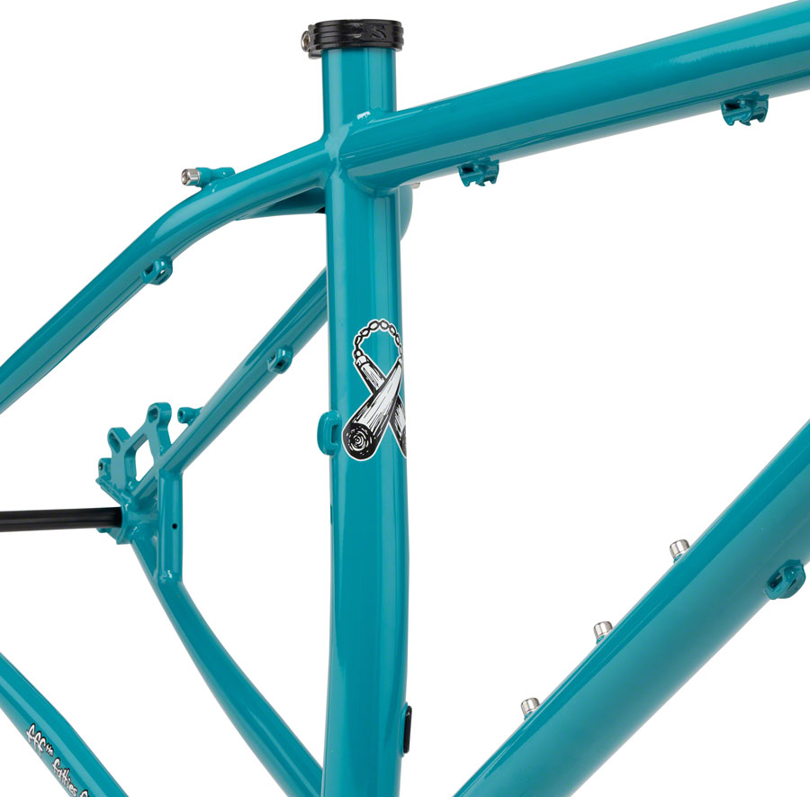 Surly Karate Monkey Frameset - 27.5", Steel, Lost at Sea Blue - Image 3