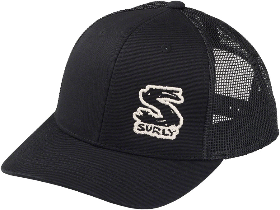 Surly Logo Snap Back Hat - Black One Size