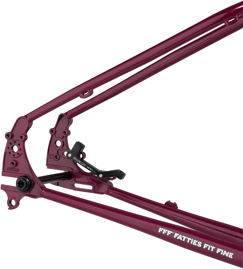 Surly Ogre Frameset - 29" Steel Fermented Plum - Image 4