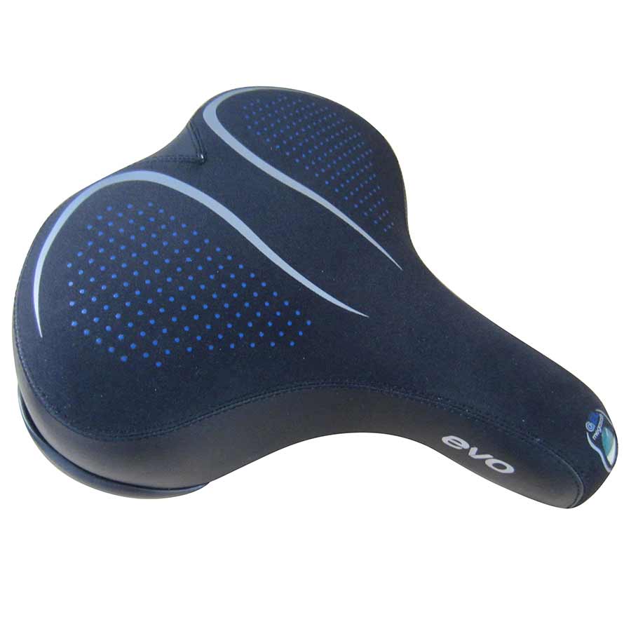 EVO Gel Comfort 280 ES-L Saddle 300 x 280mm Unisex Black EVO Gel Comfort 280 ES-L Saddle 300 x 280mm Unisex Black