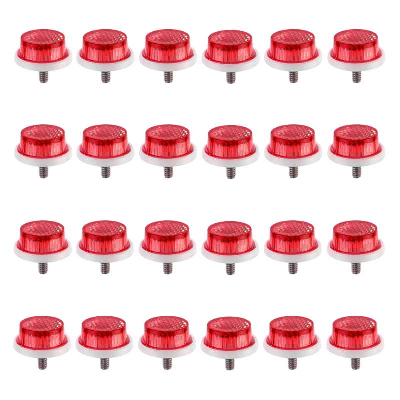 Sunlite Carded 1` Reflectors Red