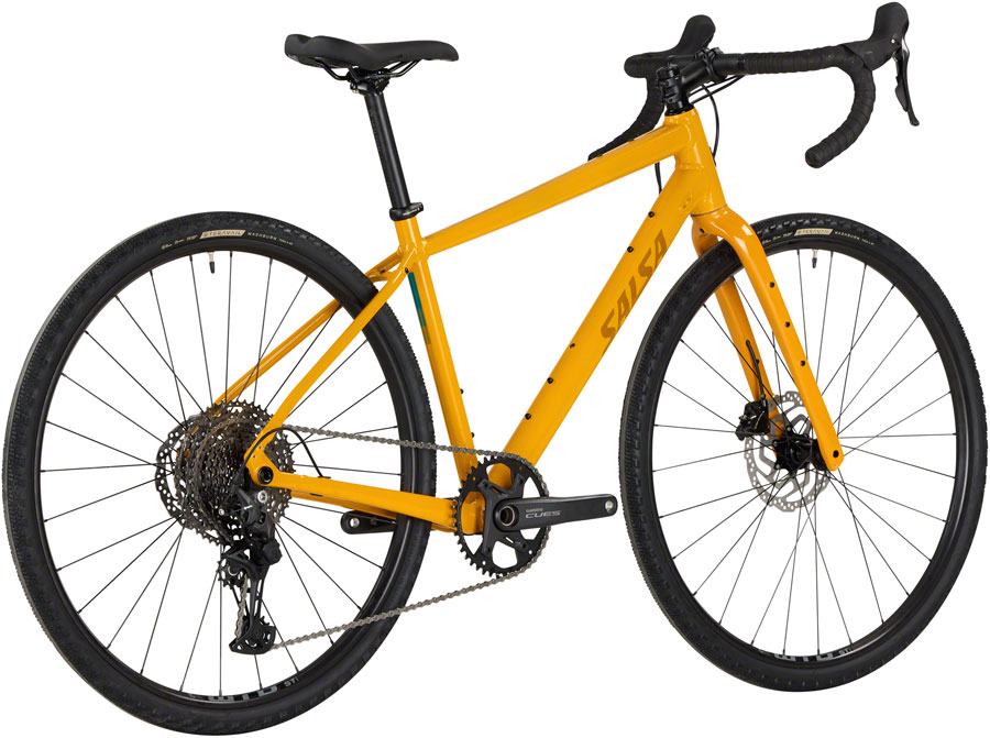 Salsa Journeyer Drop Bar Cues 1x11 Bike - 700c, Aluminum, Mustard - Image 3