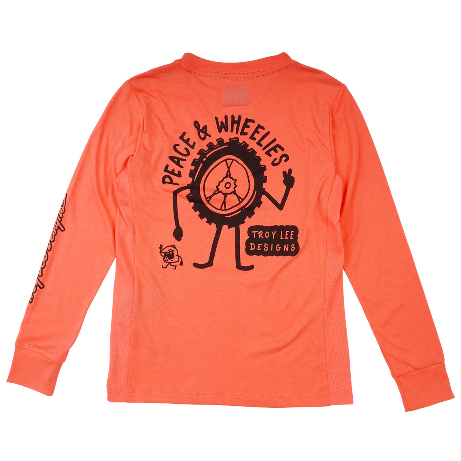 Youth Skyline Ride Long Sleeve Tee P&W Melon - Image 2