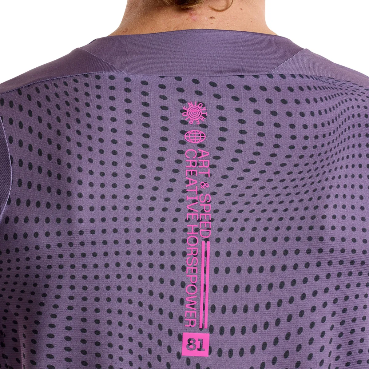 Skyline Short Sleeve Jersey Radioscape Deep Purp - Image 14